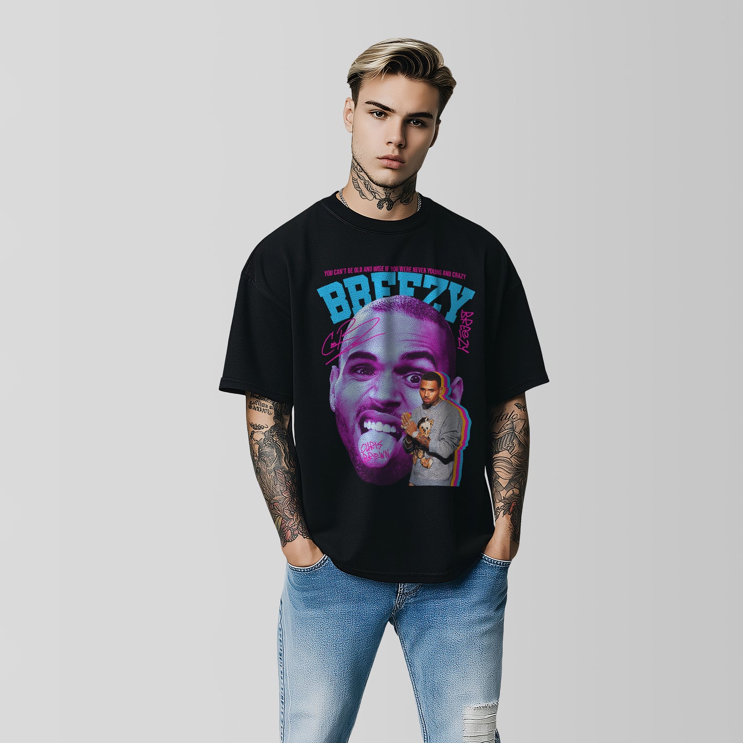 Camiseta Chris Brown ''Breezy''