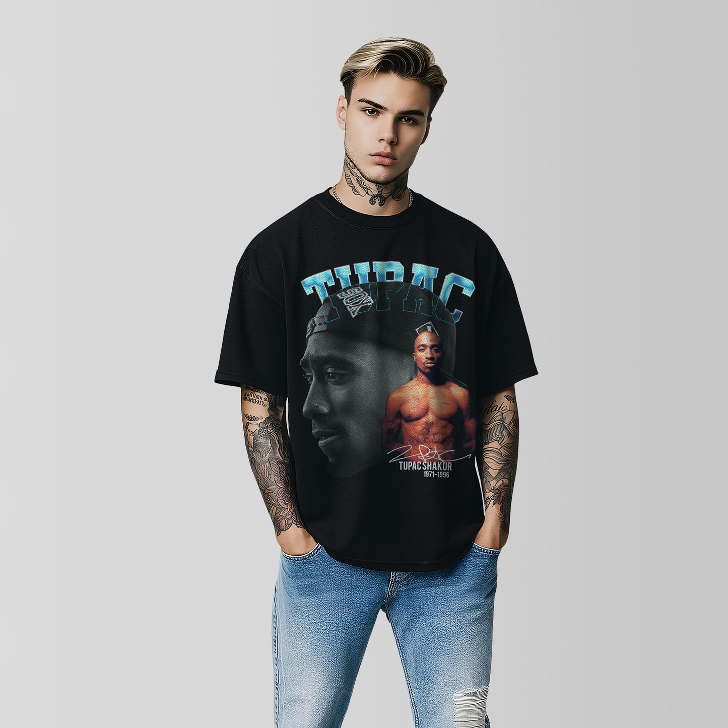 Camiseta ''Tupac Check Out Time''